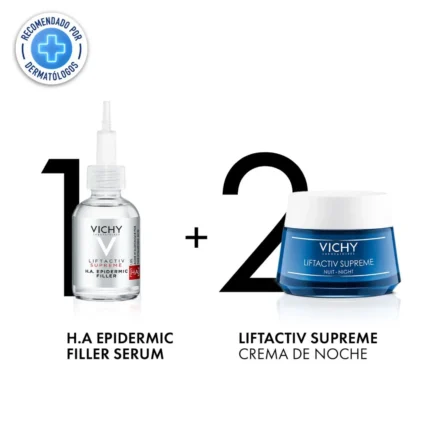 Vichy Combo Liftactiv Supreme Filler Serum + Crema de Noche