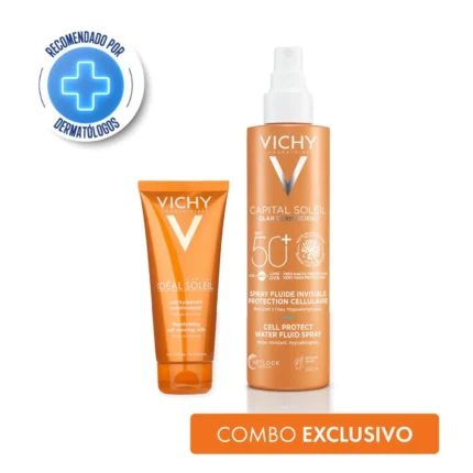 Vichy Combo Protección Solar Autobronceante + Spray Cell Protect