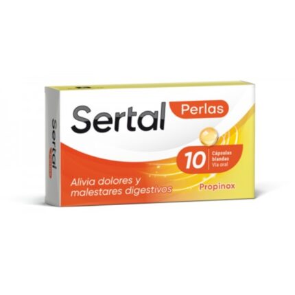 Antiespasmódico Sertal Perlas 10 Cápsulas blandas