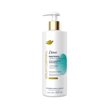 Dove serum corporal pantenol piel sensible x 400ml