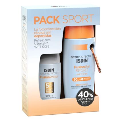 Isdin Set Fotoprotector Fps 50 Fusion Sport Body Gel 100ml + Fusion Water 10ml