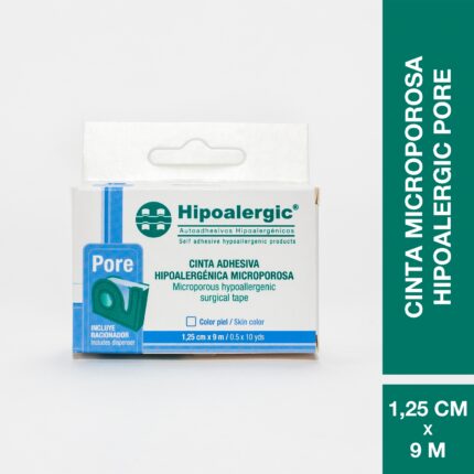Hipoalergic Pore Cinta Adhesiva Microporosa 1,25 cm x 9 m (caja x 1 unidad)