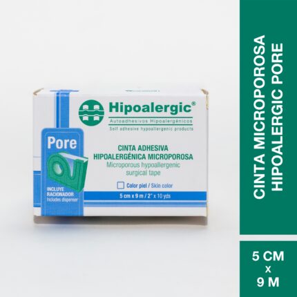 Hipoalergic Pore Cinta Adhesiva Microporosa 5 cm x 9 m (caja x 1 unidad)